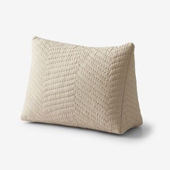 Voile Reading Wedge Pillow Cover - Mushroom, Medium