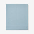 Luxe Ultra-Cozy Cotton Velvet Flannel Flat Bed Sheet Cloud Blue, Twin/Twin XL