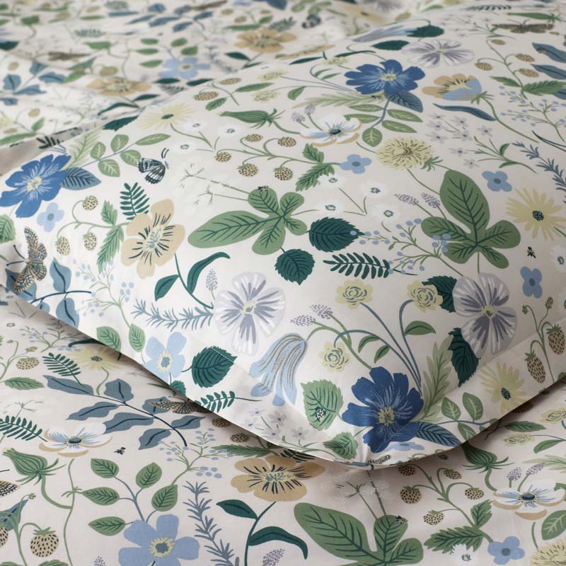 Strawberry Fields Classic Cool Cotton Percale Fitted Bed Sheet - Beige, King