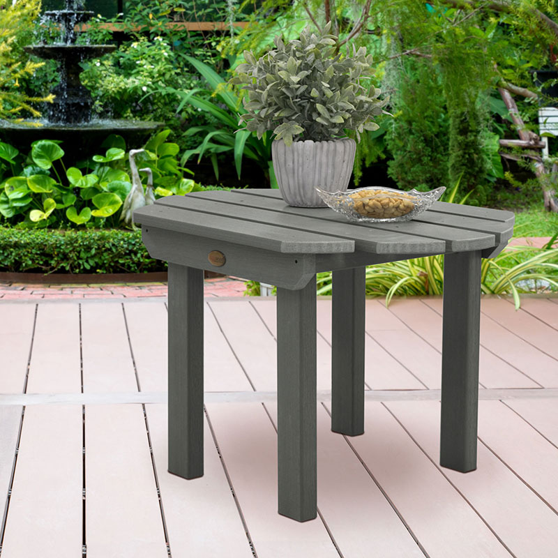 Garden Side Table -  Gray