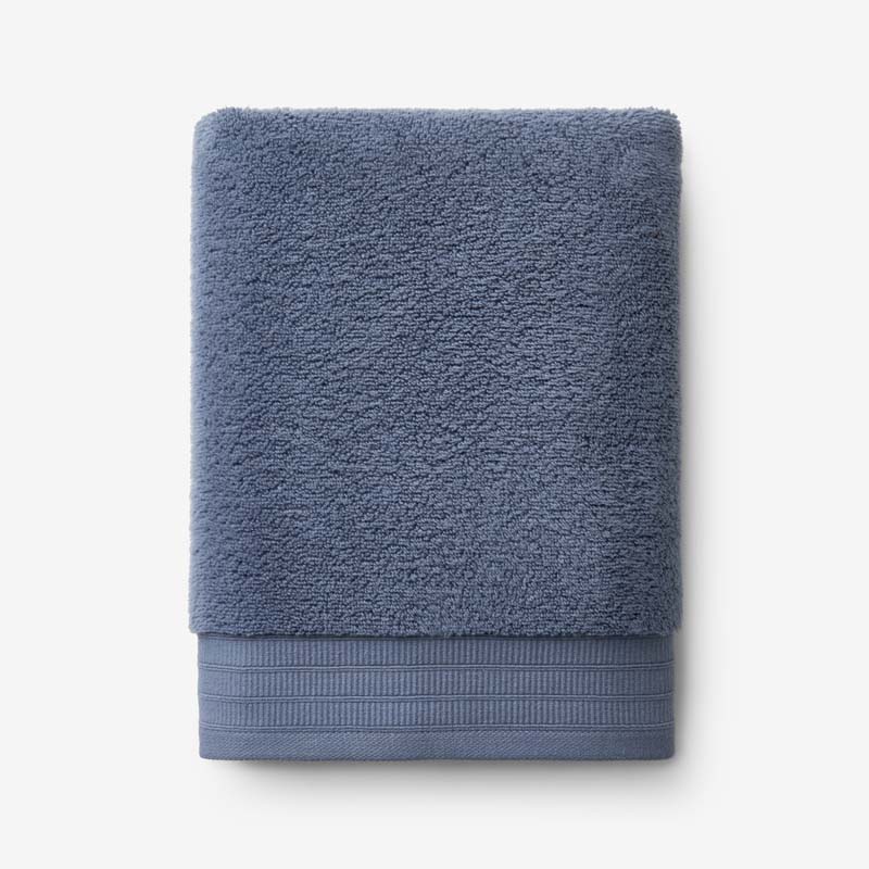 Plush Spa Solid Bath Towel - Indigo