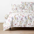 Blooming Garden Classic Smooth Sateen Duvet Cover - White Multi, Twin/Twin XL