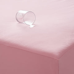 T-Shirt Soft Jersey Knit Waterproof Fitted Bed Sheet - Pink, Full