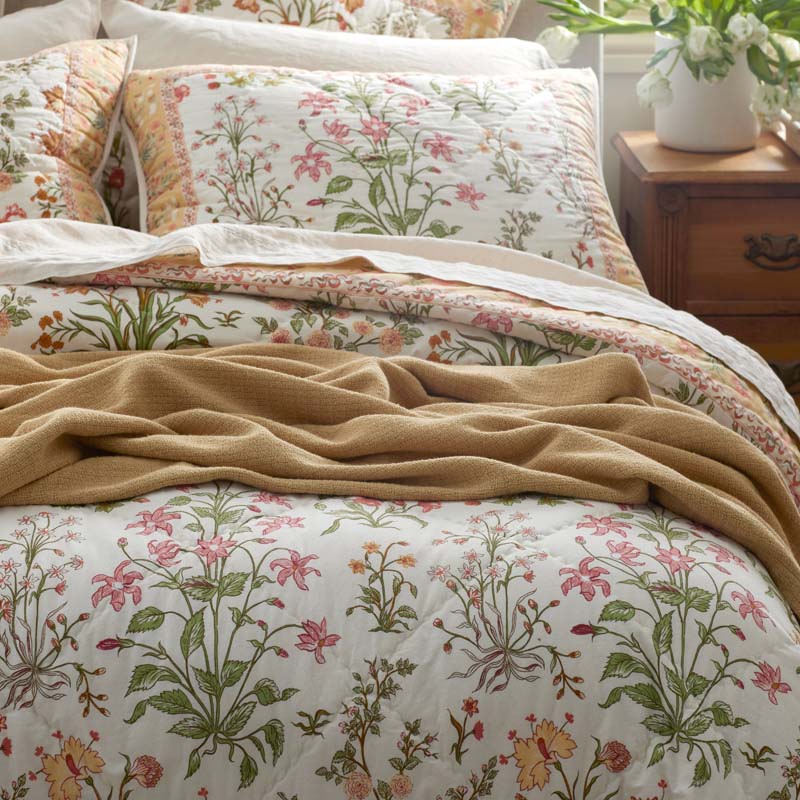 Myesha Quilted Sham - Gold, Standard