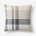 Textured Boucle Decorative Square Pillow Cover - Charcoal Gray, 20 in. x 20 in.