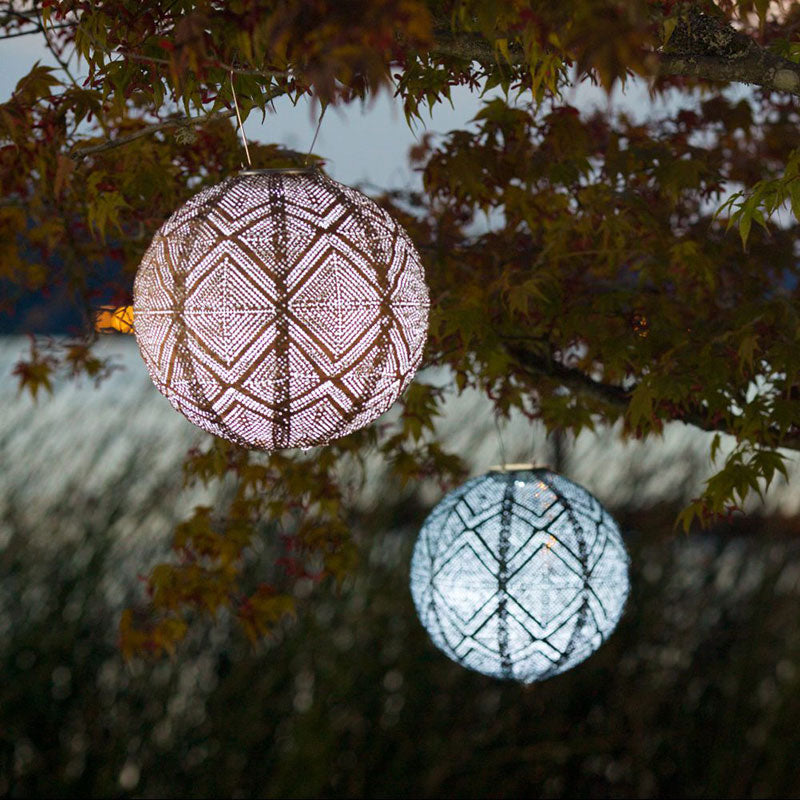 Soji™ Stella Earth Tones Solar Lantern, Set of 3 - Earth