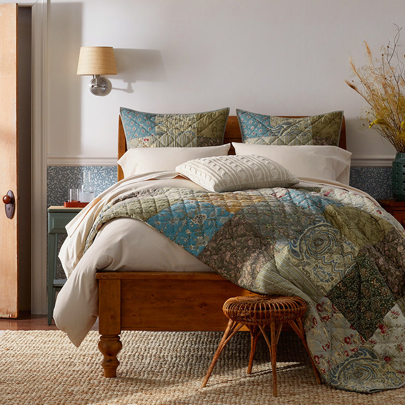 Brushed Cotton Sham - Sand, King