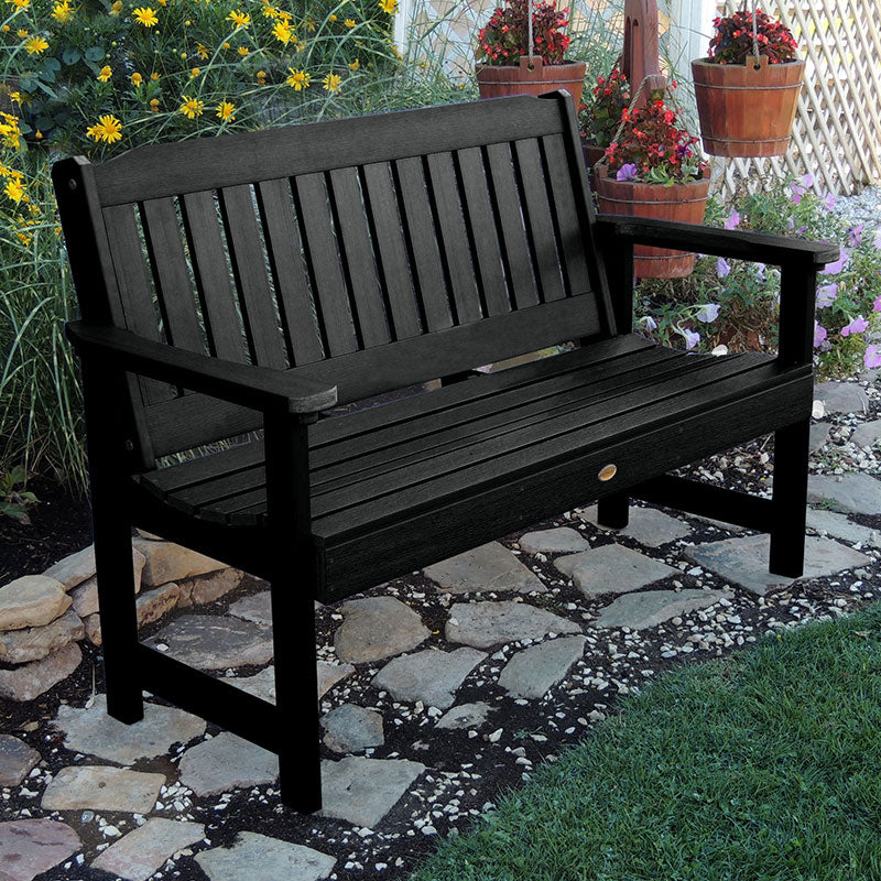 Garden Bench  -  Black, 5'