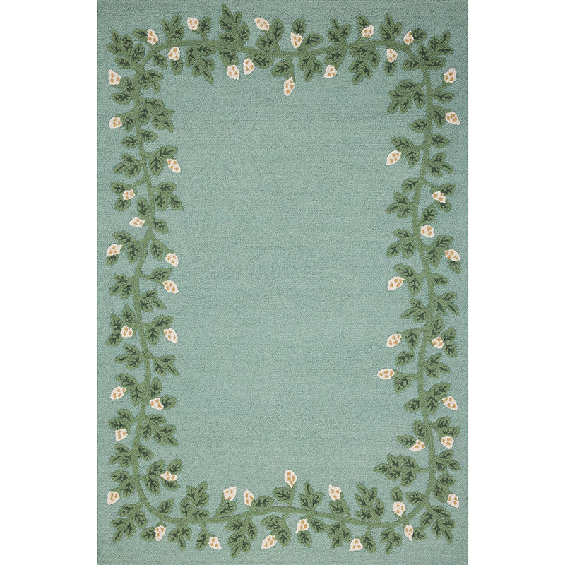 Highgrove Wool Rug - Blue, 7' 9" x 9' 9"