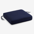 Replacement Boxed Edge Chair Cushion - Navy, 20 in. x 20 in.