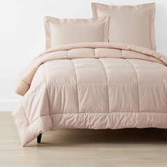 Classic Cool Cotton Percale Comforter - Peach Nectar, Twin/Twin XL