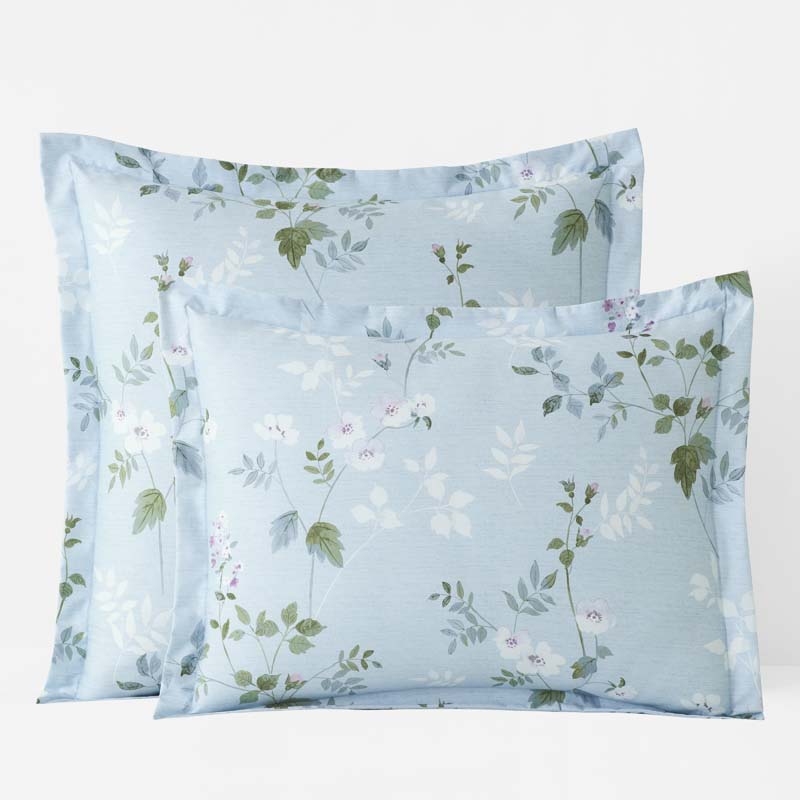 Wispy Meadow Premium Smooth Wrinkle-Free Sateen Sham - Blue Multi, Euro