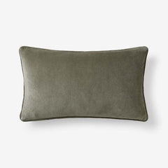 Velvet Decorative Lumbar Pillow Cover - Sage Green, 12 in. x 21 in.