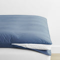 Classic Cool Cotton Percale Mattress Topper Cover - Slate Blue, Twin XL