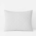 Waffle Quilted Sham - White, King