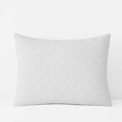 Waffle Quilted Sham - White, Standard