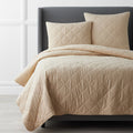 Bromley Premium Ultra-Cozy Cotton Flannel Coverlet - Wheat, King