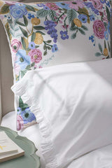 Garden Party Decorative Square Pillow Cover - Ivory