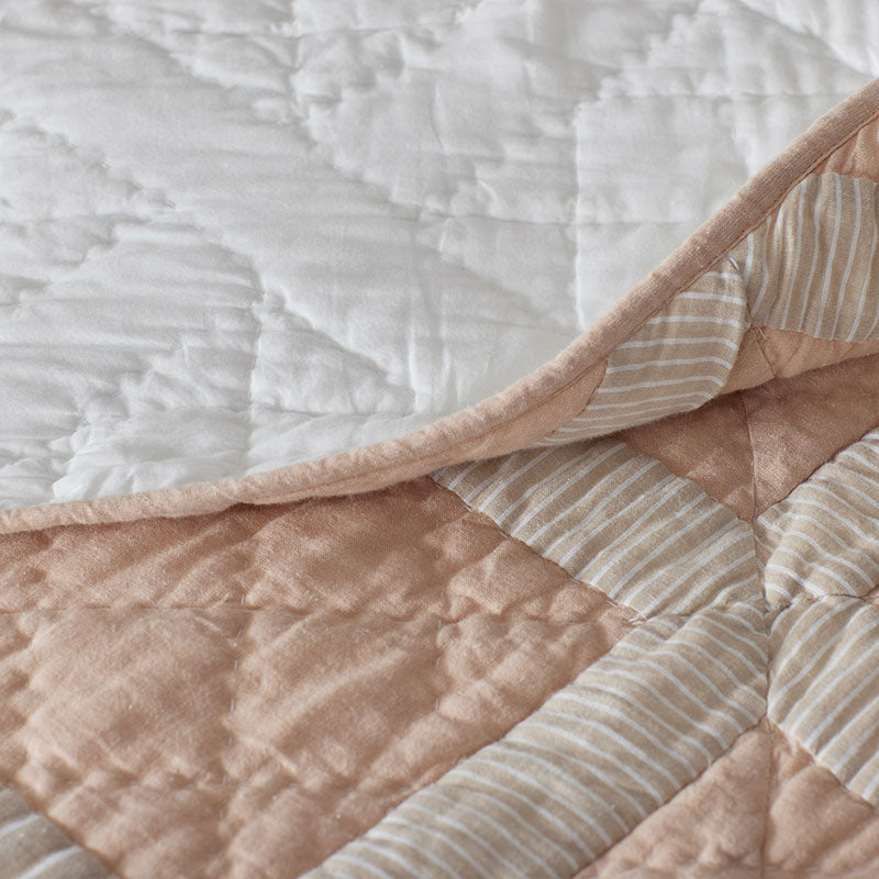 Bahati Quilted Sham - Coral Multi, Standard