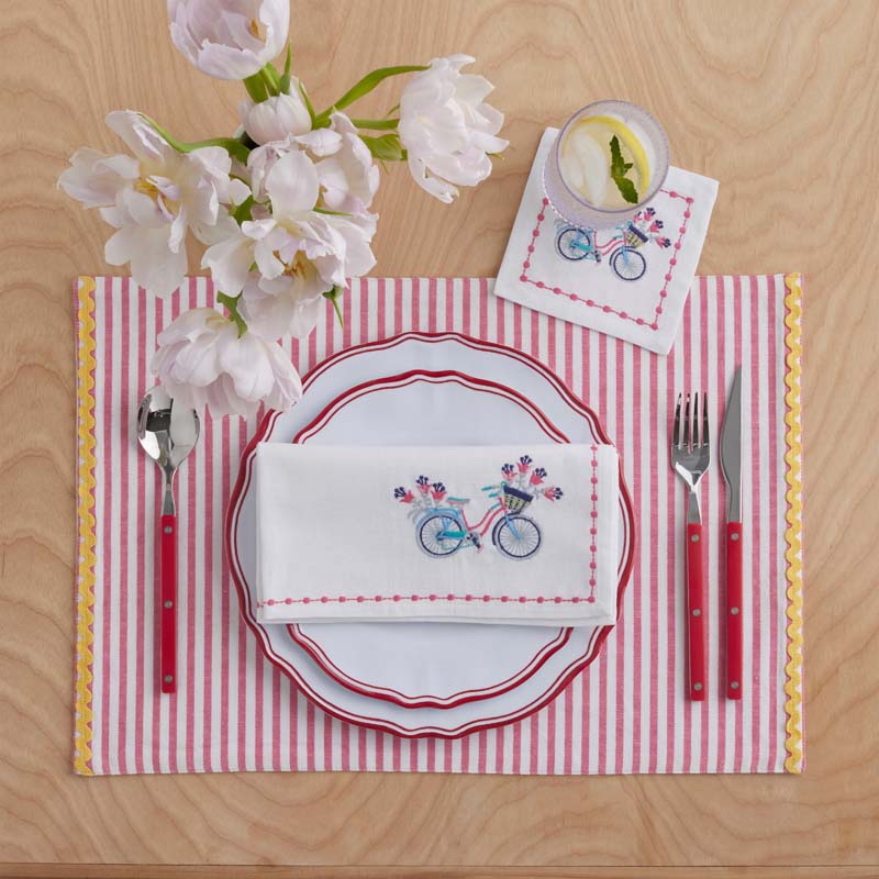 Yarn-Dyed Stripe Placemats, Set of 4 - Multi