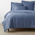 Classic Smooth Wrinkle-Free Sateen Bed Duvet Cover - Infinity Blue, King/Cal King