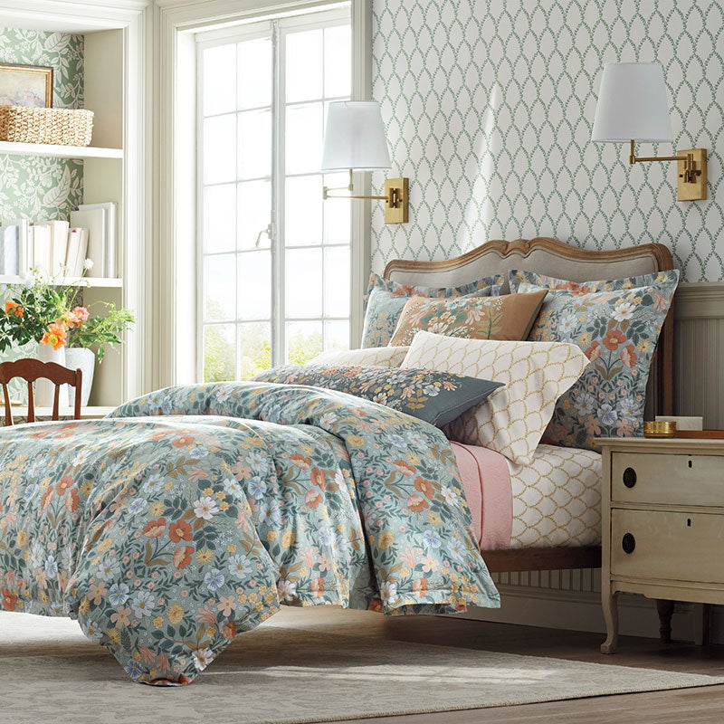 Laurel Matelasse Sham - Soft Pink, Euro