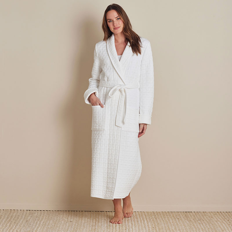 Air Layer Robe - White, XXL