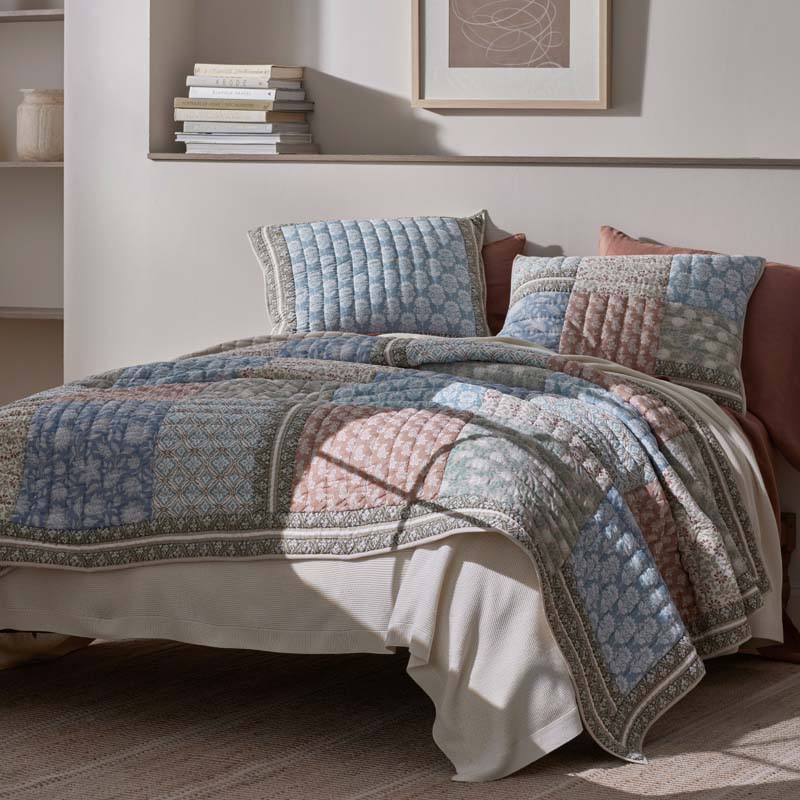 Anvitha Patchwork Quilted Sham - Multi, King