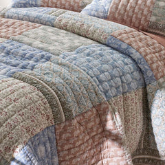 Anvitha Patchwork Quilt - Multi, Twin/Twin XL