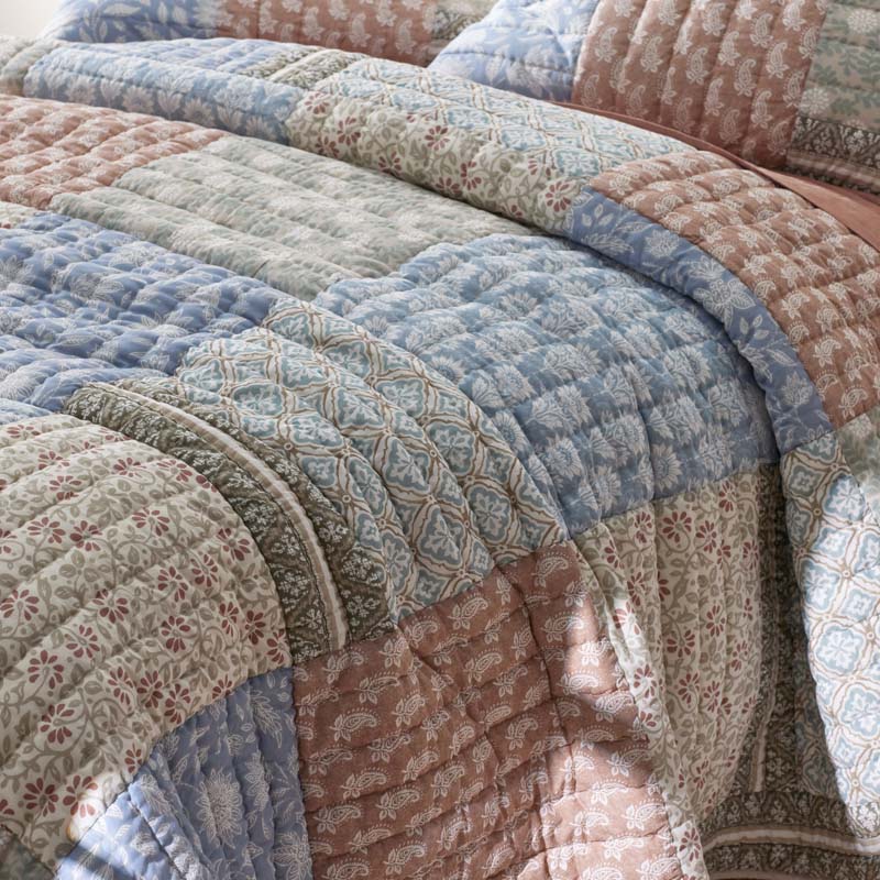 Anvitha Patchwork Quilt - Multi, King/Cal. King