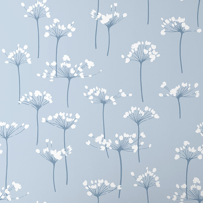 Dandelion Removable Wallpaper - Pale Blue, Panel