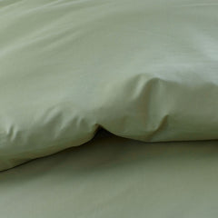 Classic Cool Organic Cotton Percale Solid Sham - Moss Green, King