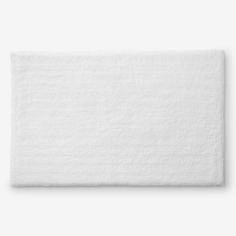 Plush Spa Solid Bath Rug - White, 21 in. x 34 in.
