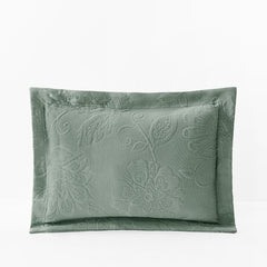 Putnam Cotton Matelassé Pillow Cover - Thyme