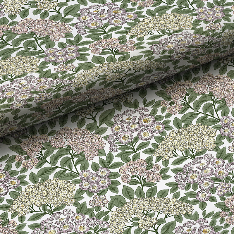 Garden Removable Wallpaper - Green, Swatch