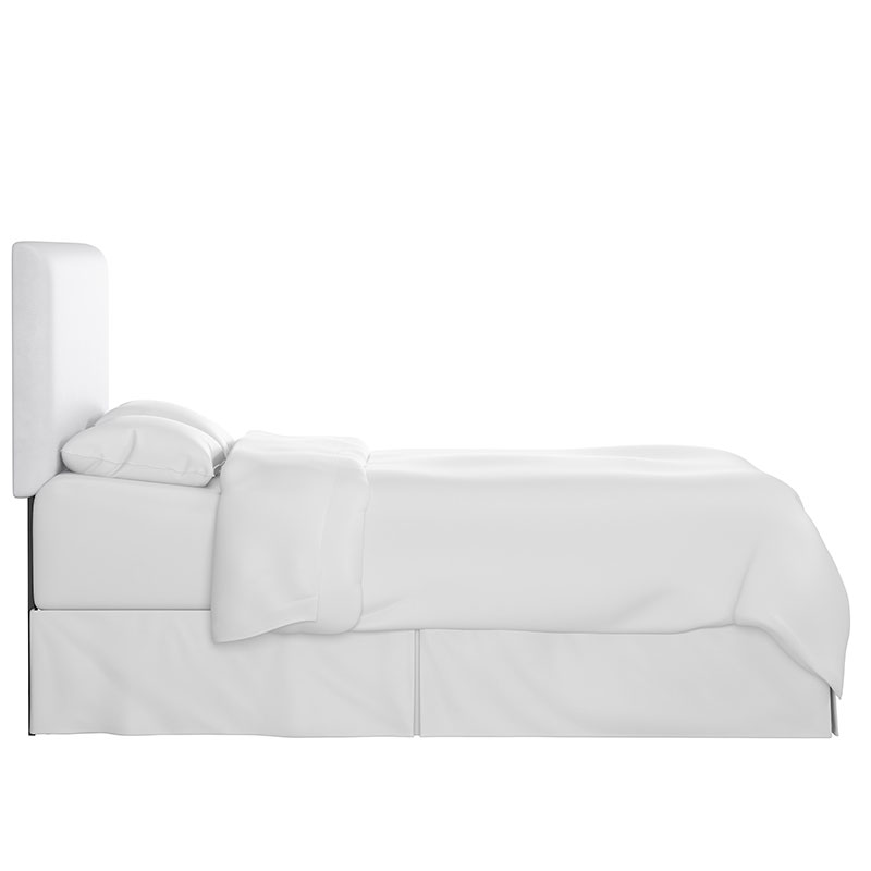 Tribeca Velvet Headboard - White