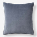 Velvet Decorative Square Pillow Cover - Light Blue,  24 in. x 24 in.