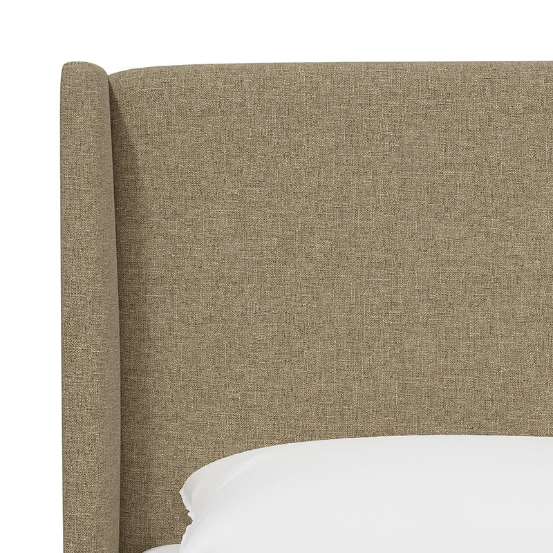 Gramercy Textured Linen Headboard - Linen, Queen