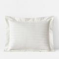 Dobby Stripe Classic Smooth Wrinkle-Free Sateen Sham - Cream, Standard