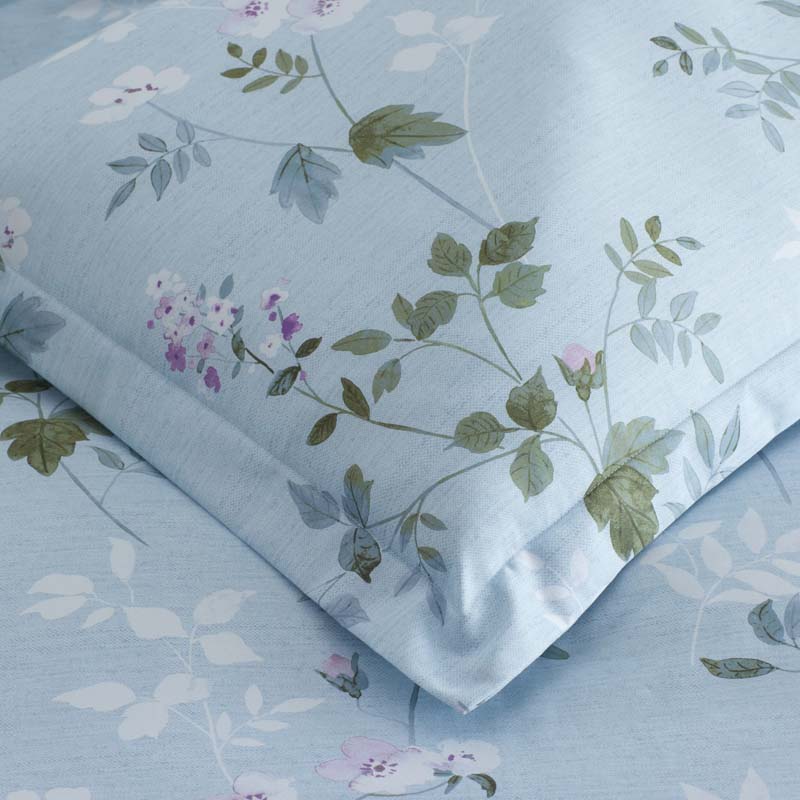 Wispy Meadow Premium Smooth Wrinkle-Free Sateen Duvet Cover - Blue Multi, Full/Queen