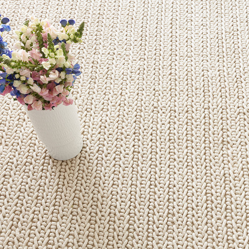 Veranda Handwoven Performance Rug - Ivory, 3' x 5'