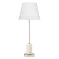 Marble Base Table Lamp - White