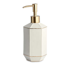 Luxe Soap Dispenser - Cream and Gold