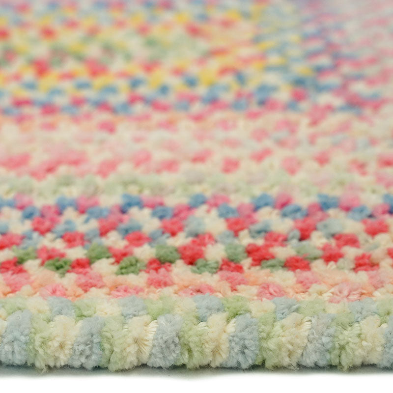 Garden Stripe Reversible Braided Cotton Rug - Multi, 7' x 9'