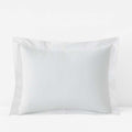 Solid Garment Washed Cotton Percale Sham - White, Standard