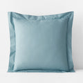 Premium Cool Supima® Cotton Percale Sham - Slate Blue, Euro