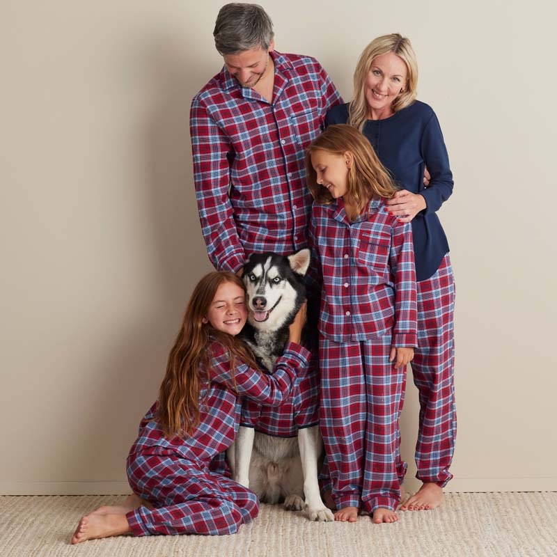 Family Flannel Men's Button-Down Pajama Set - Nantucket, S