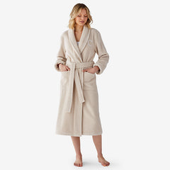 Women's Long Robe - Buff, XL