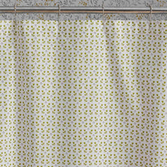 Mini-Prints Garment Washed Cotton Percale Shower Curtain - Tulips