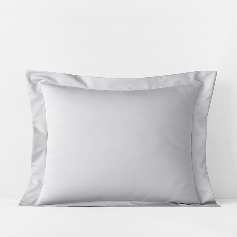 Premium Smooth Supima® Cotton Wrinkle-Free Sateen Sham - Light Gray, Standard